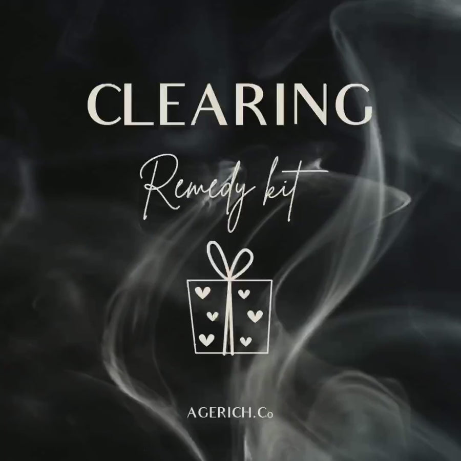 Video: Clear your mind and your space with the CLEARING Remedy Kit from Agerich. This all-inclusive kit includes natural remedies and essential oils to help you feel refreshed and focused.