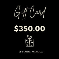 $350 Agerich giftcard: give the perfect gift