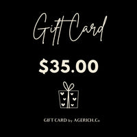 $35 Agerich giftcard: give the perfect gift